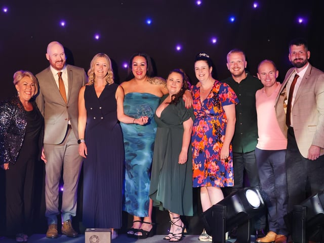 The Armthorpe Academy Pastoral Team with Director of HR Craig Fawcett