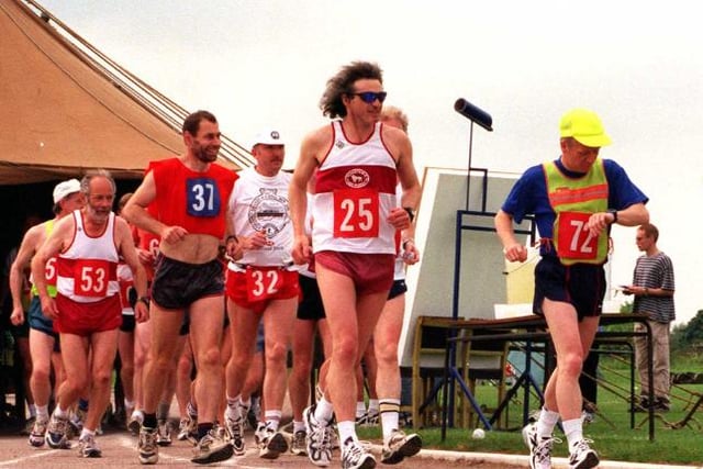 Doncaster and Stainforth's Athletic Club's annual race. Held at Eden Grove in Hexthorpe. 1999.