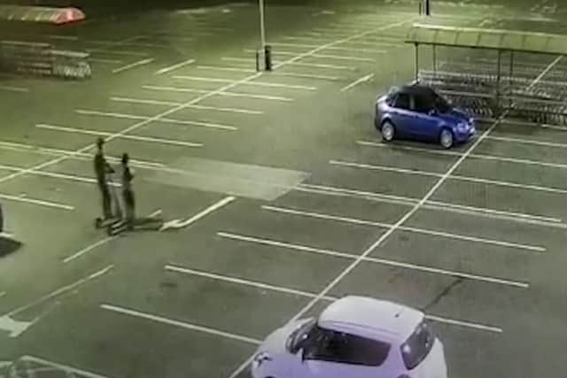 Police have received footage of two men they would like to speak to
