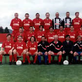 Doncaster Rovers, pictured in August 1994, managed by Sammy Chung (front row).