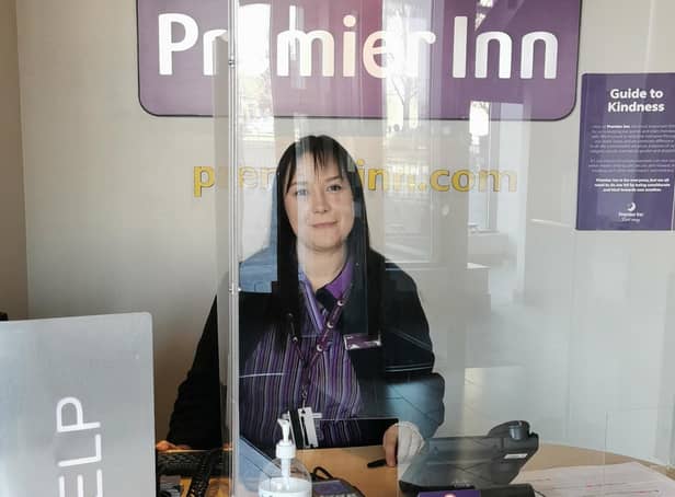 Aspire to Be service user Malgorzata Czyzewicz who now works at one of Doncaster’s Premier Inn Hotels