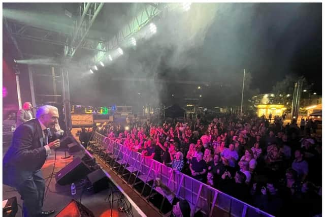 Tony Christie wowed the crowds at last year's festival.