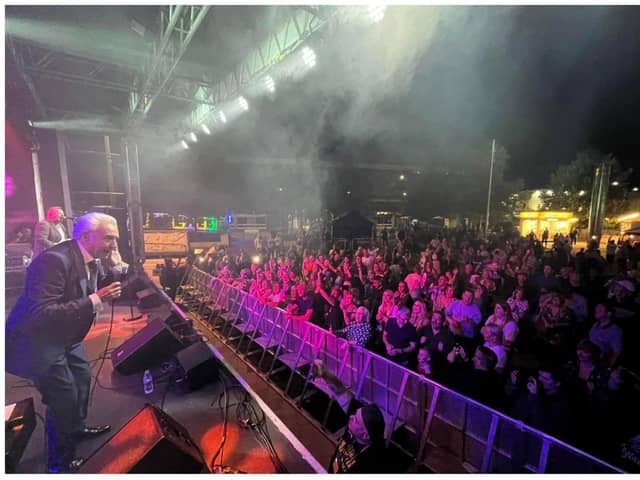 Tony Christie wowed the crowds at last year's festival.