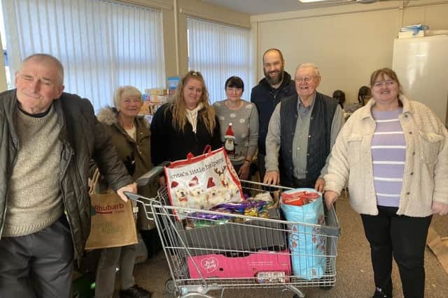 Volunteers working with Mexborough Food Bank which has been awarded £2,000 from the Renewi Corporate Social Responsibility Fund
