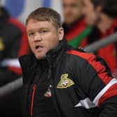 Doncaster Rovers' manager Grant McCann.