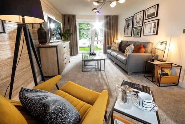 Interior of the showhome at Lovell Homes' Willow Grange development.