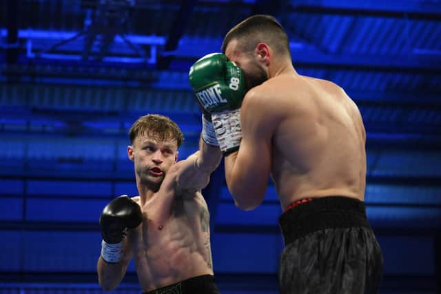 Josh Padley faces Marko Cvetanovic last Saturday night. (Photo by Ben Roberts Photo/Getty Images)