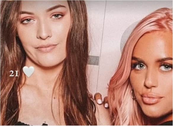 Lottie Tomlinson (right) paid an emotional tribute to her late sister on what would have been her 21st birthday. (Photo: Lottie Tomlinson/Instagram).