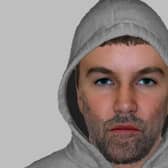 The e-fit of the man police would like to speak to.