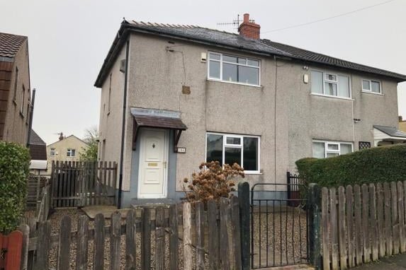 This two-bedroom, semi-detached house is on the market for £85,000 with Entwistle Green.