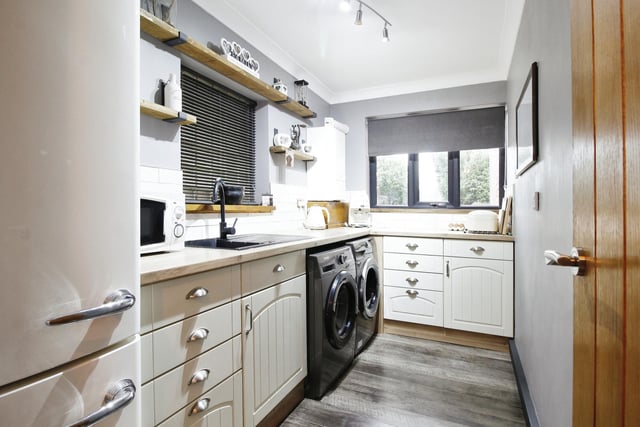 This second kitchen or utility room could feasibly become part of a self-contained annexe.