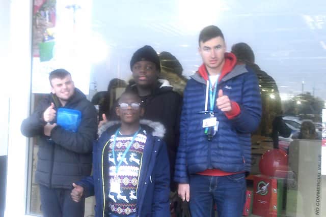 Students from Communication Specialist College Doncaster have been helping to bring smiles to children this Christmas