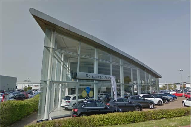 A teenage gang caused £50,000 of damage to cars at a Doncaster dealership.