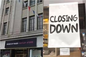 The entire contents of House of Fraser in Doncaster have been put up for auction.