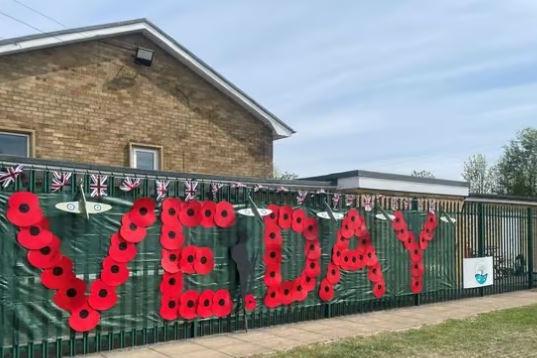 Sprotbrough has been decked out in decorations for VE Day.
