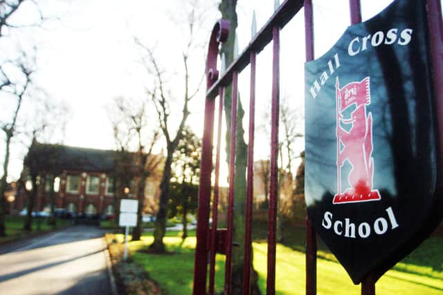 Hall Cross School (Picture: Liz Robinson D2967LR)