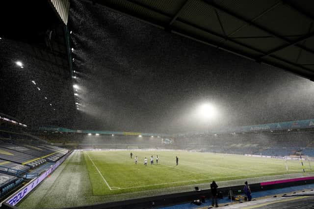 Elland Road, the home of Leeds United. (Photo by Jon Super - Pool/Getty Images)