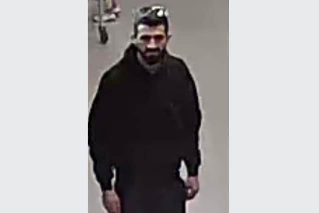 Police want to speak to this man as part of their investigation into a reported theft at Aldi, Quora Retail Park, Thorne, near Doncaster.