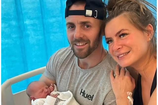 Married At First Sight stars Adam Aveling and Tayah Victoria have welcomed their daughter Beau Emily into the world. (Photo: Instagram/Tayah Victoria).