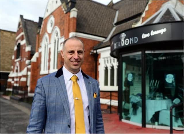 Dominic Gibbs has deined being involved with Diamond Live Lounge when it closed and says he has been helping people to get their money back.