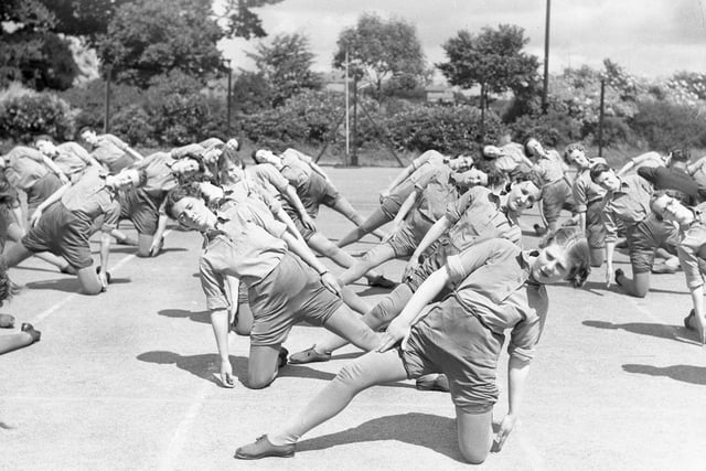 While the fighting went on in the skies, there was still a job to be done and these people were getting in some training at the A.T.S. Northern Depot in 1940.