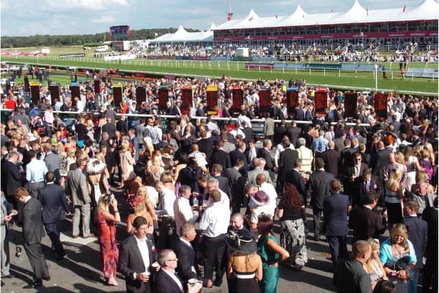 Crowds are set to return to this year's St Leger.