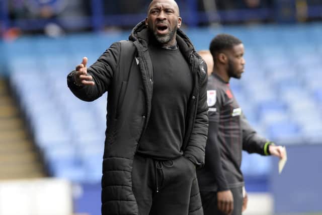 SECOND CHANCE: Sheffield Wednesday boss Darren Moore is close to achieving his aim of promotion back to the Championship with the Owls.  Picture: Steve Ellis