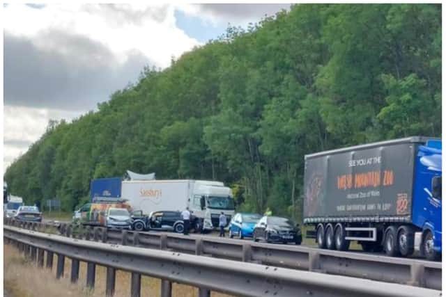 Police have confirmed a man died in last night's tragedy on the M18.