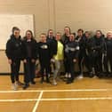 Members taking part in boxing classes with Stainforth Outdoor Activity Project pre lockdown