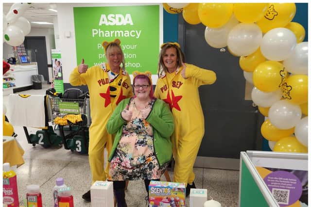 Asda Carcroft held a day of fundraising for Children In Need.