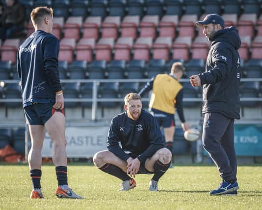Steve Boden, right, is the new head coach at Doncaster Knights. Photo: John Ashton