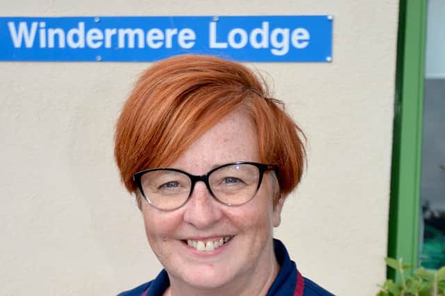 Jo pictured at Windermere Ward
