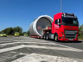 The huge abnormal load is to be escorted through Doncaster tomorrow.