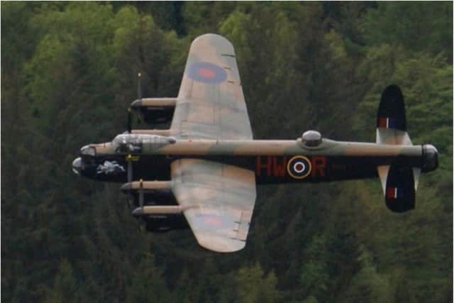 The Lancaster bomber was due to fly over Doncaster.