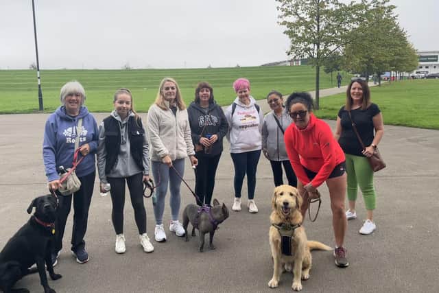 Left to right: Angie Wheeler, Leah Walton, Sam Butcher, Belinda Brown, Tracey Wheeler, Yojana Roe, Clare Hardy and Paula Donald.
