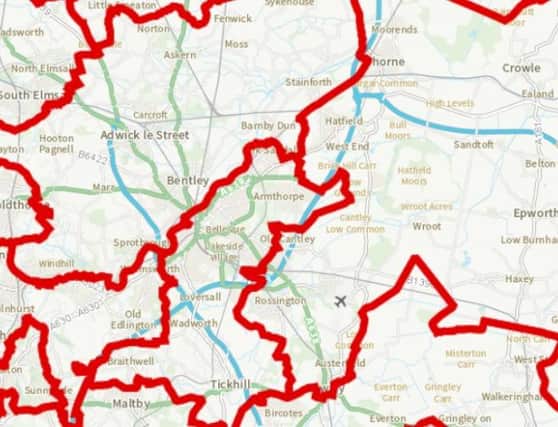 The proposed boundary changes