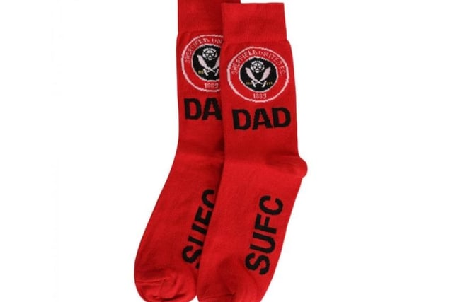 Why not treat your United-supporting dad to some eye-catching socks, which are available for just £5 from sufcdirect.co.uk. And if red is a tad 'loud', they also come in a more sedate black.
