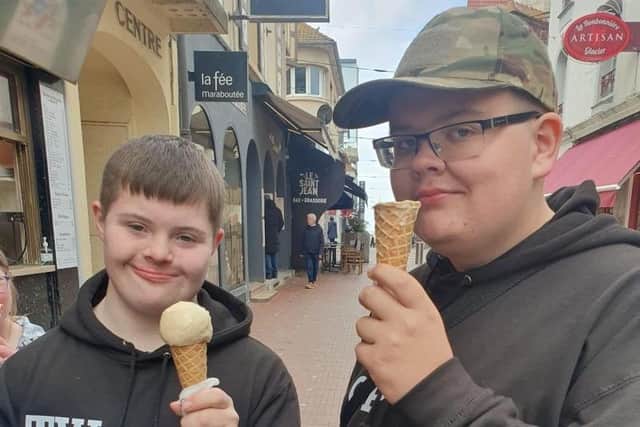 The ice cream went down a treat