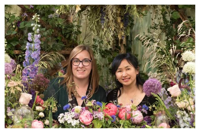 Rachel Kennedy and Xue Wang created the Wild Melody tablescape.