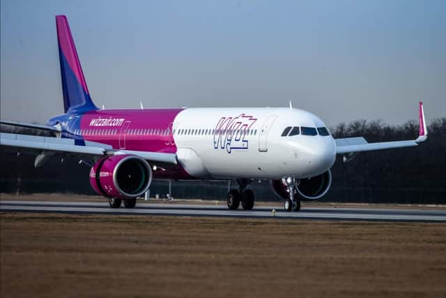A Wizz Air jet