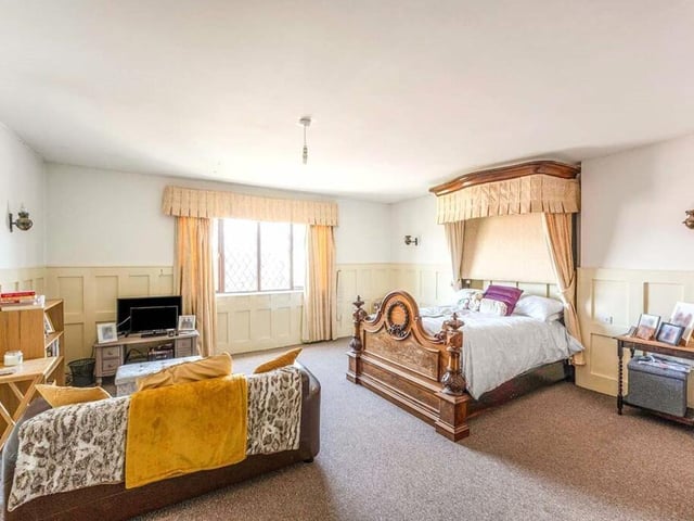 Bedrooms have space for free standing furniture.