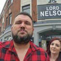 Dale and Holl,y, who have spent £15,000 so far, hope to visit 60,000 bars. (Photo: The Great British Pub Crawl/Facebook).
