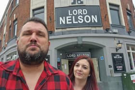 Dale and Holl,y, who have spent £15,000 so far, hope to visit 60,000 bars. (Photo: The Great British Pub Crawl/Facebook).