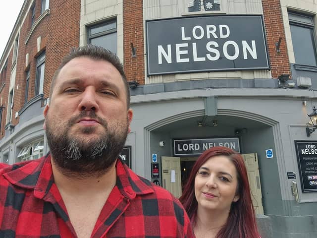 Dale and Holl,y, who have spent £15,000 so far, hope to visit 60,000 bars. (Photo: The Great British Pub Crawl/Facebook).