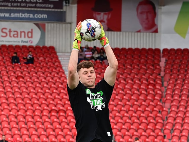 The goalkeeper is now 21 but has yet to make a single outing for Rovers. He's been loaned out ample times, twice last season alone.