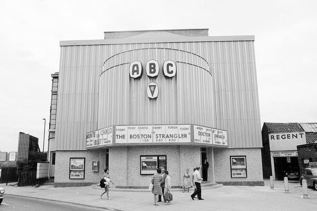 The ABC Cinema in 1969 is almost unrecognisable from its days as the Grand