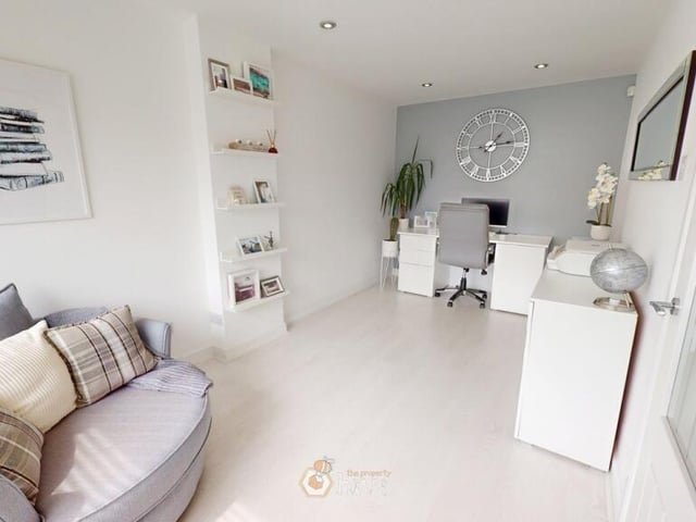 The home office within flexible space in the property.