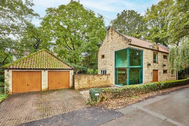 This stone-built detached home was fashioned from a former church hall.