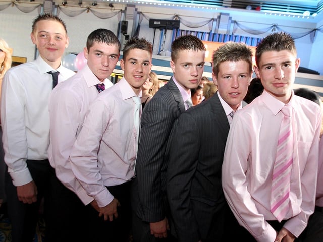 Pictured at the Ridgewood Year 11 prom in June 2008 are, from left, Danny Livesey, Liam Marshall, Michael Egginton, Jake Overy, Matthew McHugh, Connor Cygan, all 16