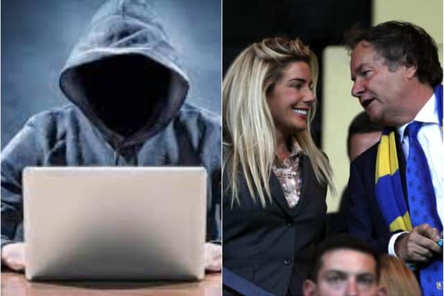 One Call boss John Radford and his wife Carolyn have seen their firm targeted by hackers.